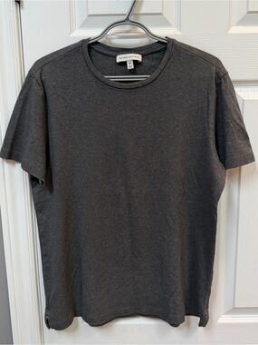 Banana Republic Men's Dark Charcoal Crew Neck Tee